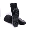 Marroni Boots Schwarz mit Wildlederschaft