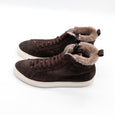 Sneakers Lammfell braun