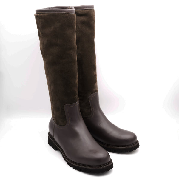 Marroni Stiefel Braun hoch