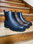 Lammfell Chelsea Boot Navy