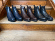 Lammfell Chelsea Boot Schwarz