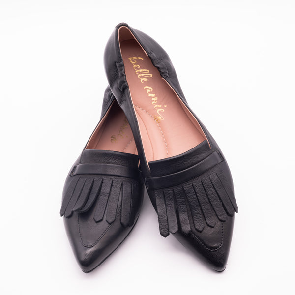 Ballerina Glattleder Schwarz