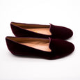Samtloafer Bordeaux