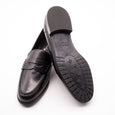 College Loafer Glattleder Nero