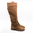Stiefel Overknee braun